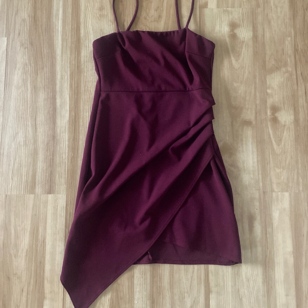Plum colored semi formal dress